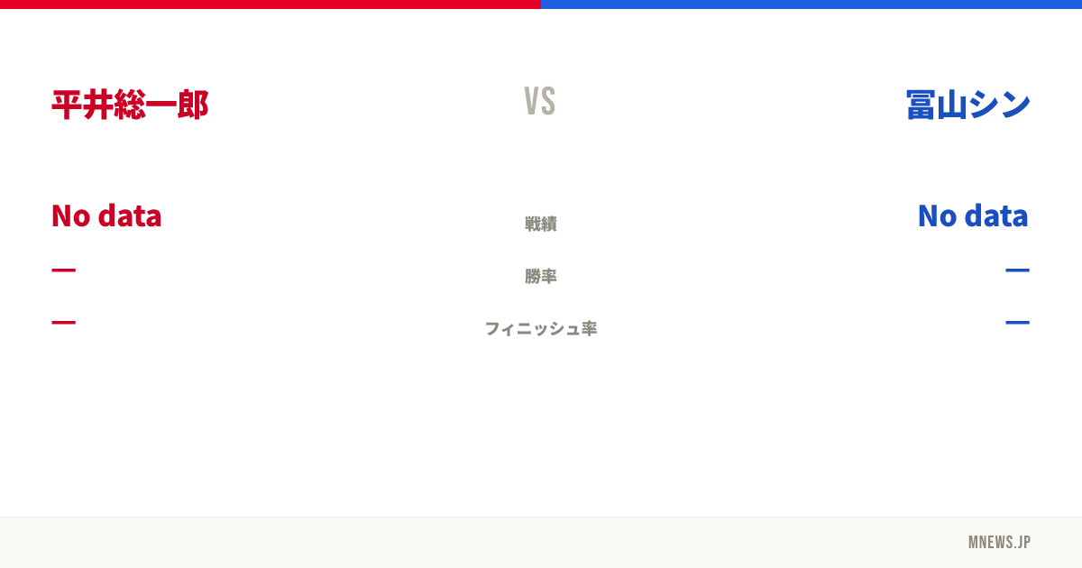 平井総一郎 vs 冨山シン
