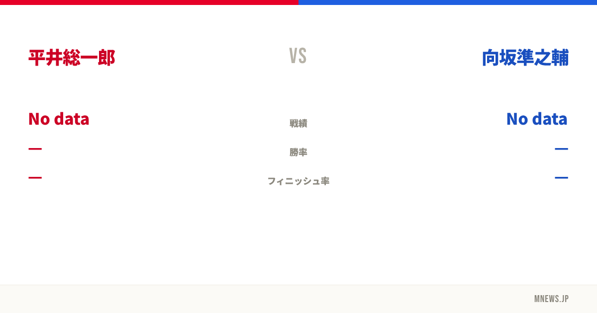 平井総一郎 vs 向坂準之輔