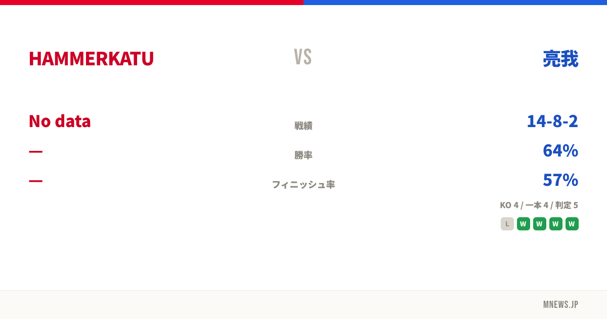 HAMMERKATU vs 亮我