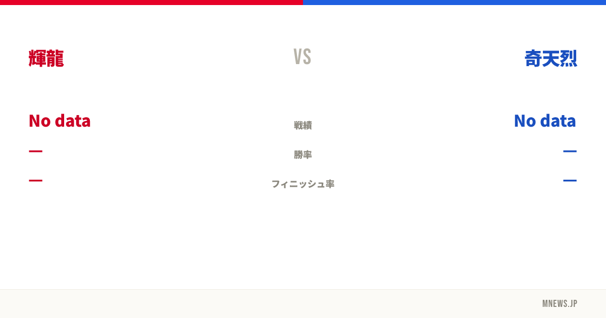 輝龍 vs 奇天烈