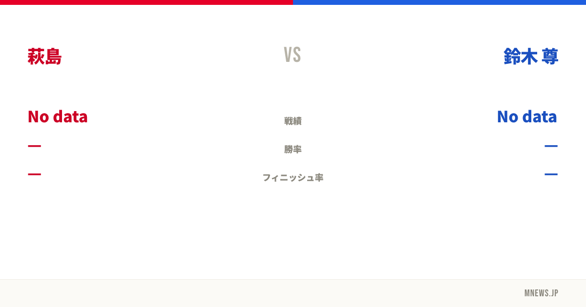 萩島 vs 鈴木 尊